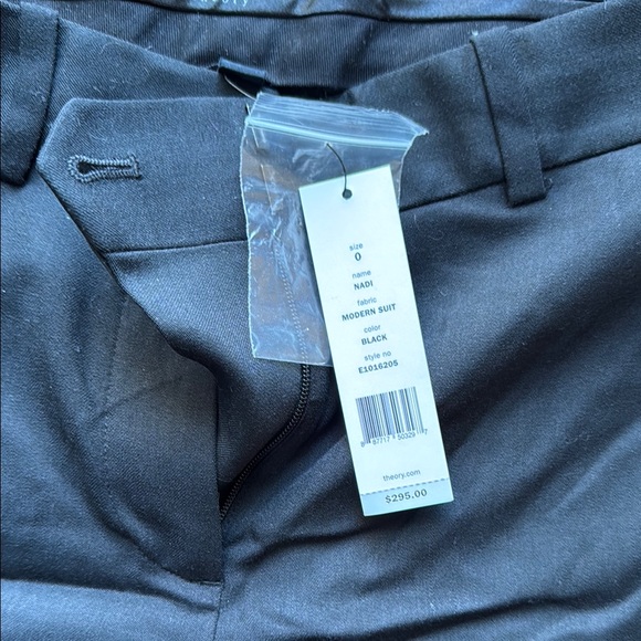 NWT Theory Black Ankle Pants - Picture 2 of 2